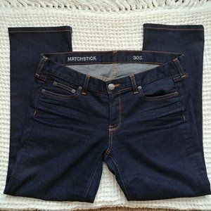 J. Crew Matchstick Skinner Straight Leg Jeans 30S